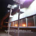 7m hot dip galvanized single arm solar powered green pole street lighting pole base
